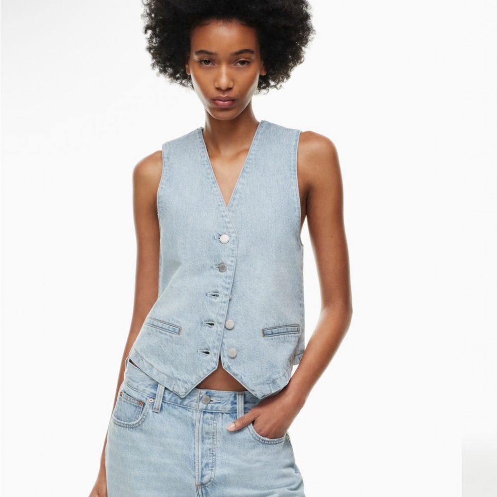 Aritzia Denim Forum Vest